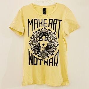 Vintage OBEY Make Art Not War T-shirt